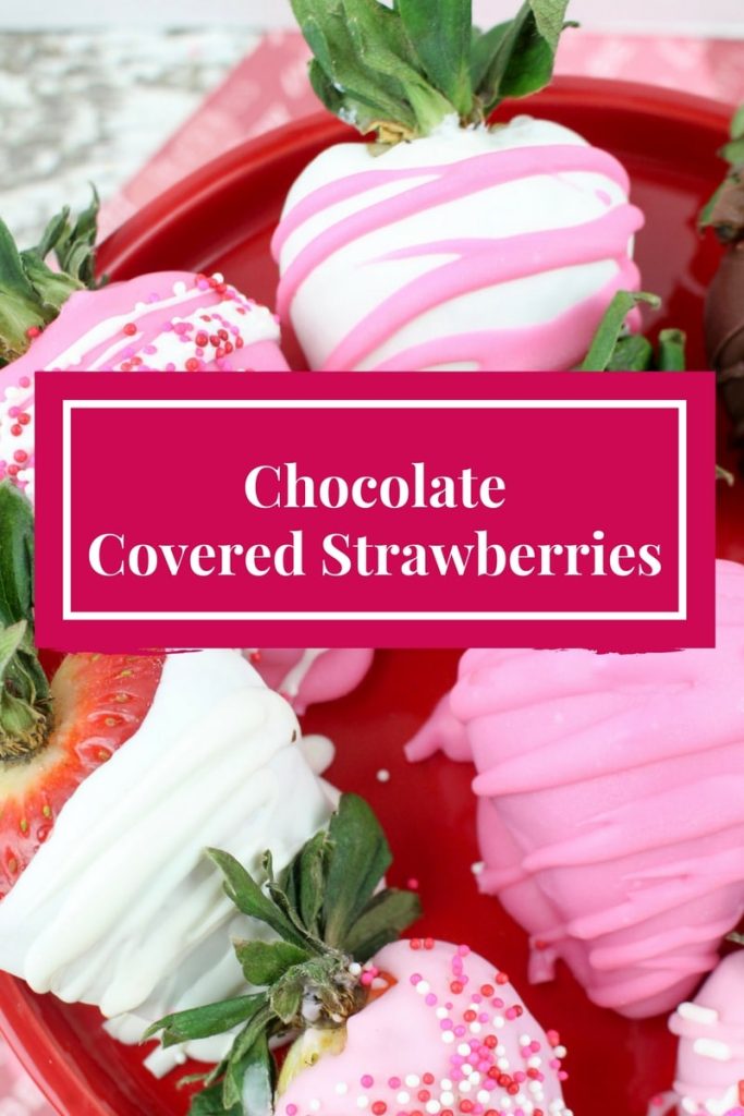 Chocolate covered strawberries on a white plate
